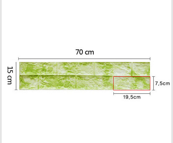 Xốp đá Hàn Quốc miếng nhỏ màu xanh